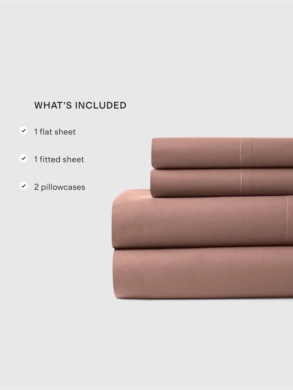 New Quince FULL Organic Crisp Percale Sheet Set in Fig *OOS at Quince* $90